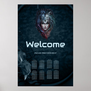 Poster Le coeur du lion et la force féminine