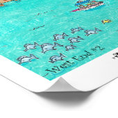 Poster Le Coeur du West End #2, Roatan, Honduras. (Coin)