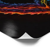 Poster le coeur en feu (Coin)
