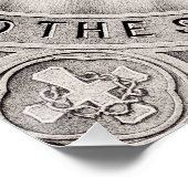 Poster Le Coeur le plus sacré de Jésus-Christ (Coin)