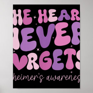 Poster Le Coeur n'oublie jamais la démence Les lauréats d