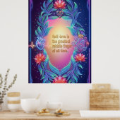 Poster Le Cœur Souverain Néon (Cuisine)