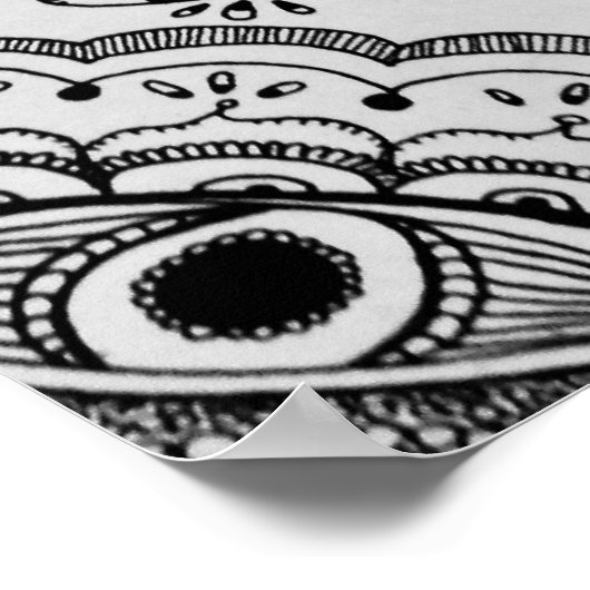 Poster Le coin Mandala. (Coin)