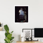 Poster Le Colisée Dans Une Nuit Lune (Bureau à domicile)