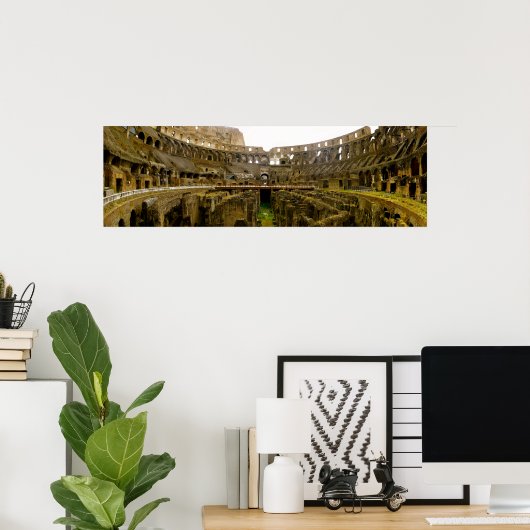 Poster Le Colisée Romain (Bureau à domicile)