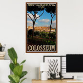 Poster Le Colisée Romain (Bureau à domicile)