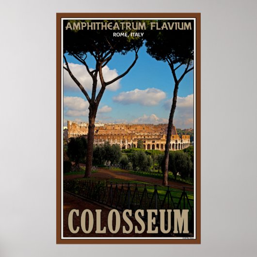 Poster Le Colisée Romain (Devant)