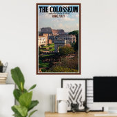 Poster Le Colisée Romain (Bureau à domicile)