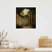 Poster Le Colisée, Rome (huile sur toile) (Cuisine)