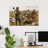Poster Le Collectionneur de Roches (Bureau à domicile)