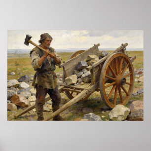Poster Le Collectionneur de Roches