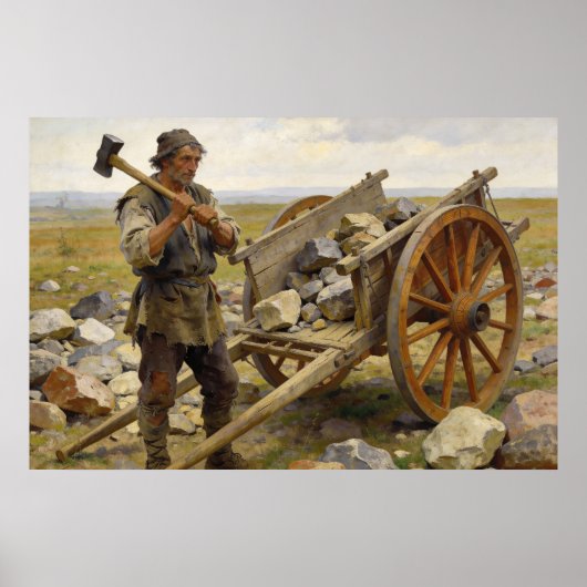 Poster Le Collectionneur de Roches (Devant)