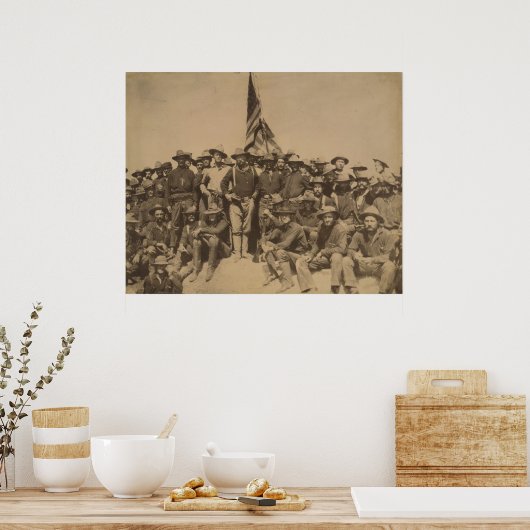 Poster Le colonel Roosevelt et ses Rough Riders (Cuisine)