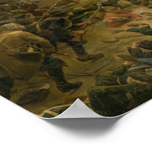 Poster Le combat à Cholet ou le suicide du général (Coin)