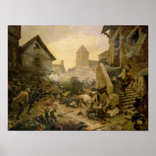 Poster Le combat à Cholet ou le suicide du général (Devant)