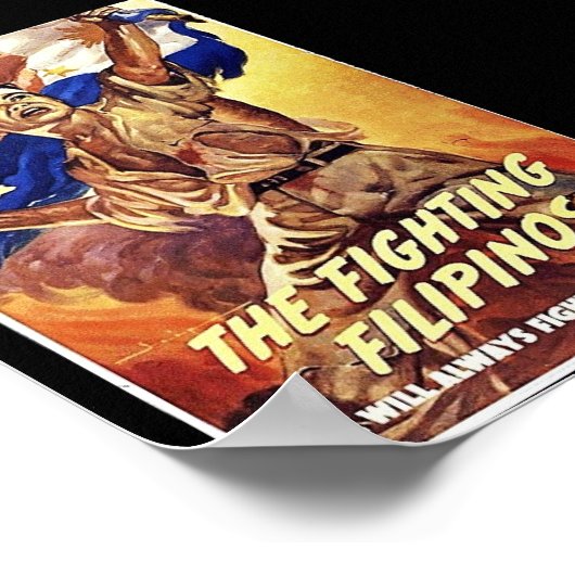 Poster Le combat contre les Philippins (Coin)