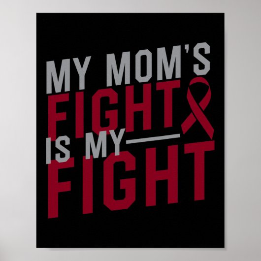Poster Le combat de ma mère est mon combat Anémie faucill (Devant)