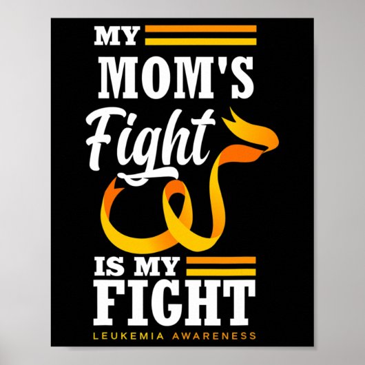Poster Le combat de ma mère est mon combat Fille Leukemia (Devant)