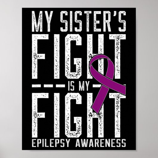 Poster Le combat de ma soeur est ma lutte contre l'épilep (Devant)