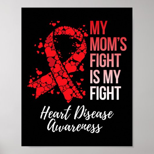 Poster Le combat de maman est ma lutte Conscience des mal (Devant)