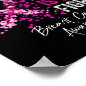 Poster Le combat de maman est ma lutte Conscience du canc (Coin)