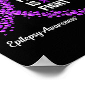 Poster Le combat de mon fils est ma lutte contre l'épilep (Coin)