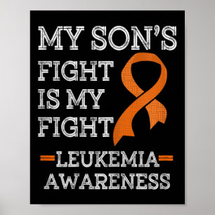 Poster Le combat de mon fils est mon cadeau de lutte cont
