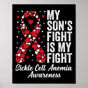 Poster Le combat de mon fils est mon combat Anémie faucil