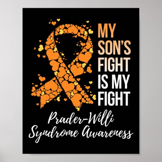 Poster Le combat de mon fils est mon combat Prader Willi  (Devant)