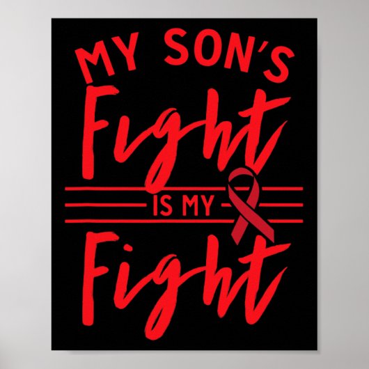 Poster Le combat de mon fils est mon combat Sensibilisati (Devant)