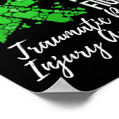 Poster Le combat de mon fils est mon combat traumatisme c (Coin)