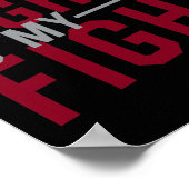 Poster Le combat de mon mari est mon combat contre l'aném (Coin)