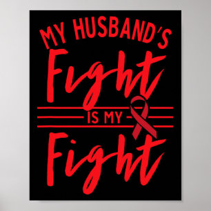 Poster Le combat de mon mari est mon combat Sensibilisati