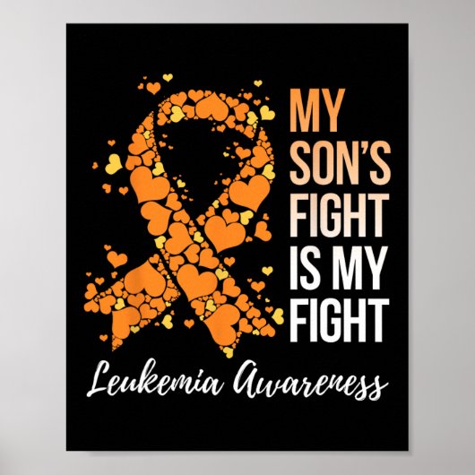 Poster Le combat du fils est ma lutte contre la leucémie (Devant)