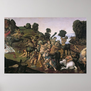 Poster Le combat entre les Lapiths et les Centaures