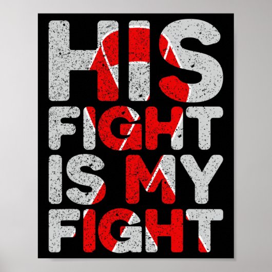Poster Le combat est mon combat Congénitale Déficience ca (Devant)