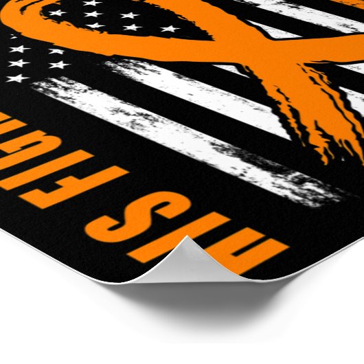 Poster Le combat est mon combat petit garçon Fils Leukemi (Coin)