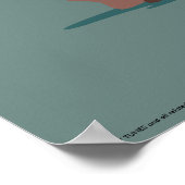 Poster Le Combat Est Réel ROAD RUNNER™ & Wile E. Coyote (Coin)