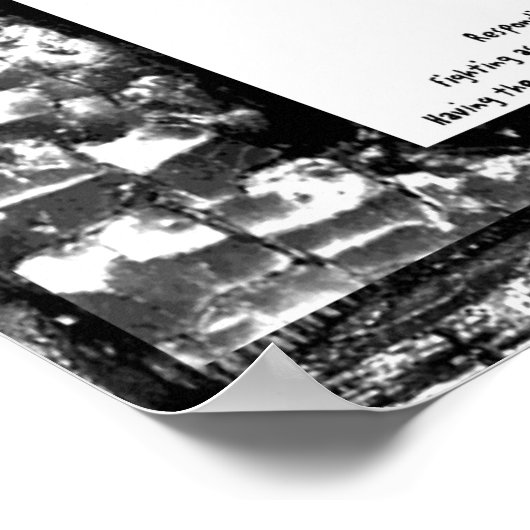 Poster Le combat et les signes du courage (Coin)