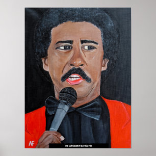 Poster Le Comedian Peinture par Alfred Fox