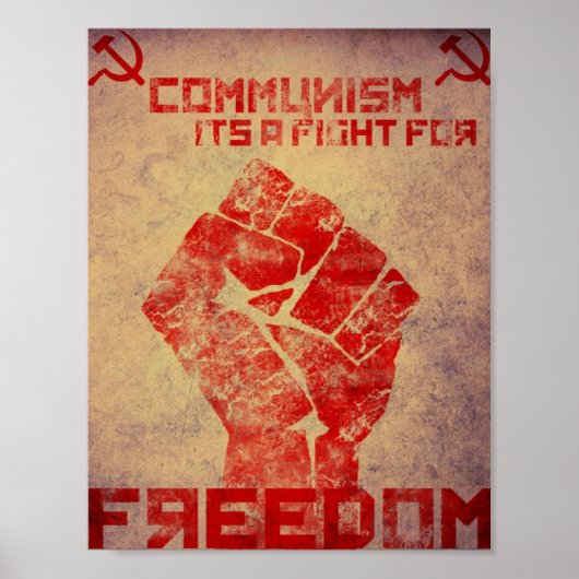 Poster Le communisme est une lutte (Devant)