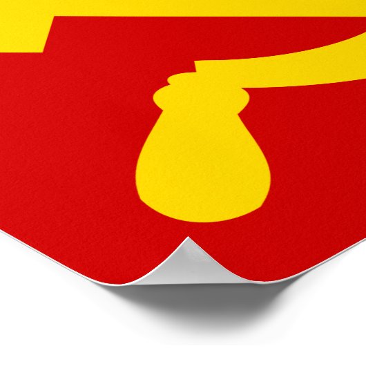 Poster Le communisme marteau et faucille (Coin)