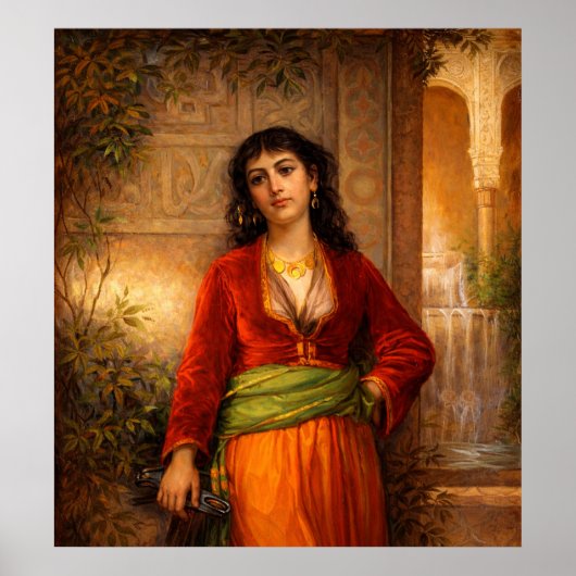 Poster Le Compagnon Importun de John William Waterhouse (Devant)