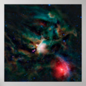 Poster Le Complexe Nuageux De Rho Ophiuchi. (Devant)