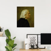Poster Le compositeur Franz Liszt, 1884 (Bureau à domicile)