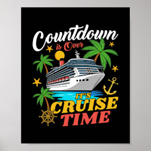Poster Le compte à rebours est terminé C'est le temps de