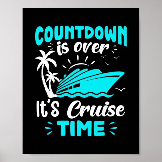 Poster Le compte à rebours est terminé, c'est le temps de (Devant)