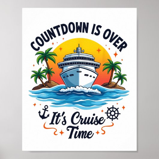 Poster Le compte à rebours est terminé C'est l'heure de l (Devant)