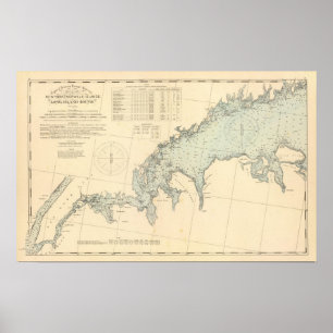 Poster Le comté de Fairfield le Connecticut, Long Island