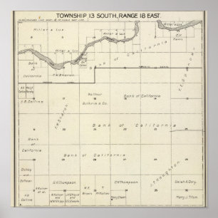 Poster Le comté de Fresno, la Californie 25